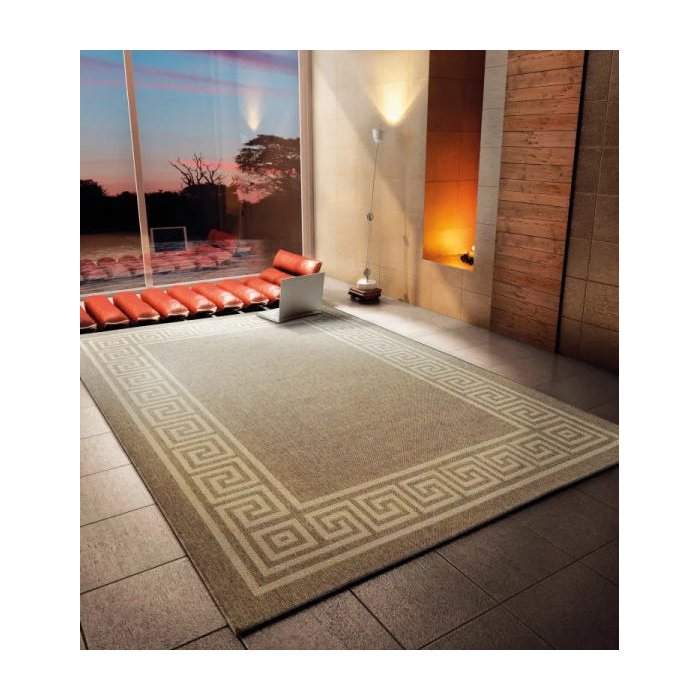 Tapete para Sala Sisal Bali 1,50M x 2,00M Listrado Avelã