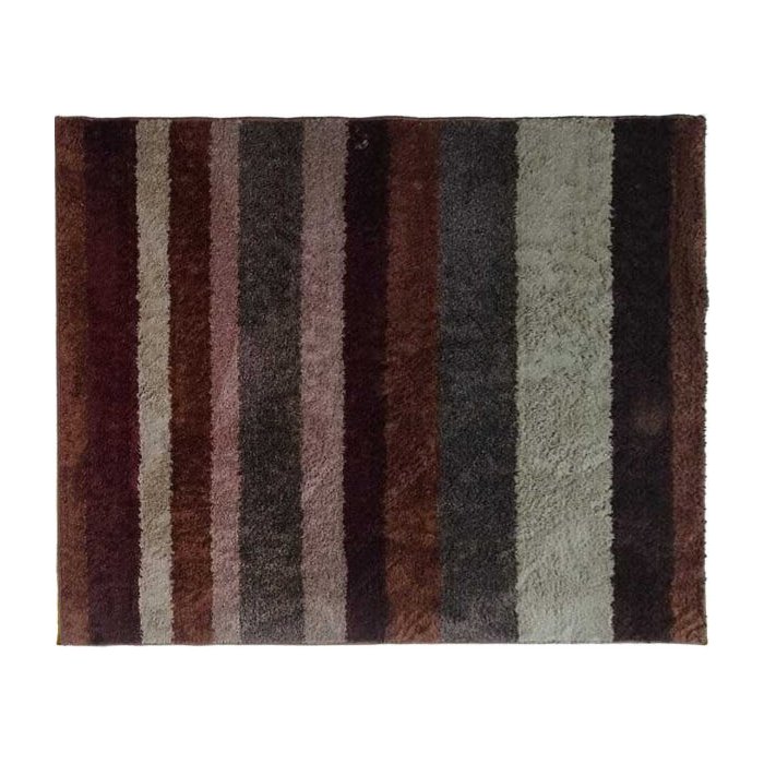 Tapete 2,00x2,50M Macio Antider Listrado Cappuccino