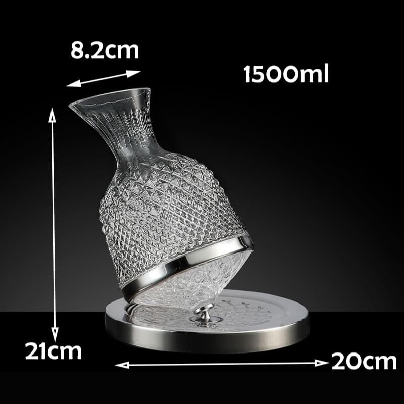 Decanter de Vinho Recipiente de Vidro Cristal