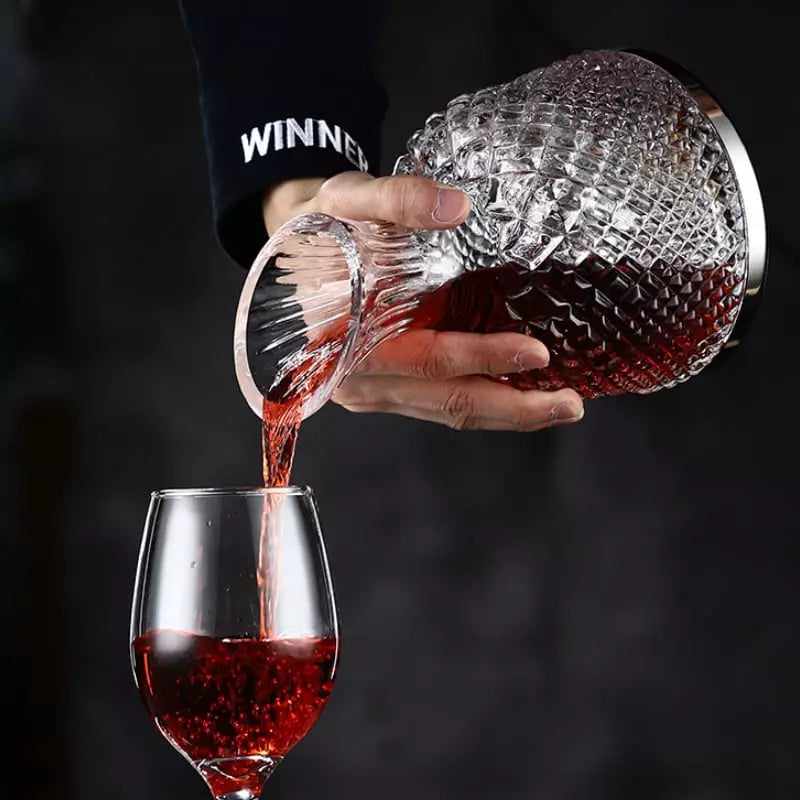 Decanter de Vinho Recipiente de Vidro Cristal
