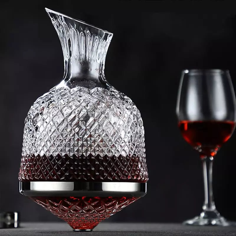 Decanter de Vinho Recipiente de Vidro Cristal