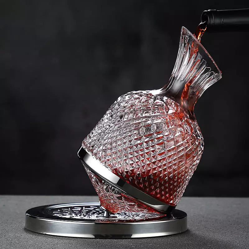 Decanter de Vinho Recipiente de Vidro Cristal