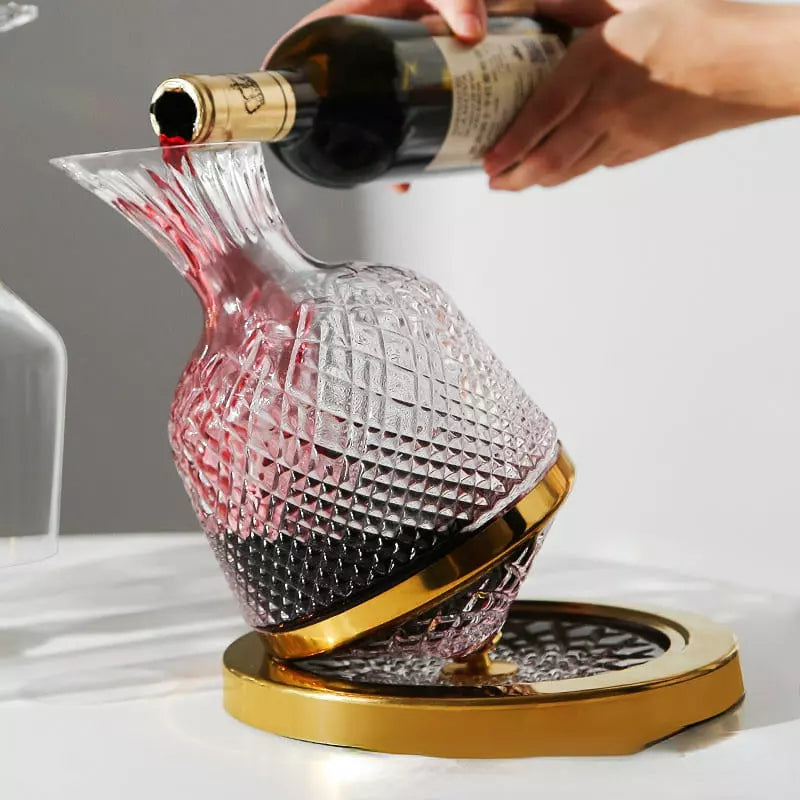 Decanter de Vinho Recipiente de Vidro Cristal