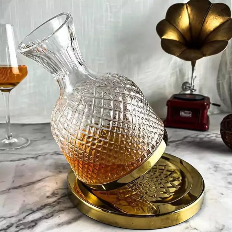Decanter de Vinho Recipiente de Vidro Cristal