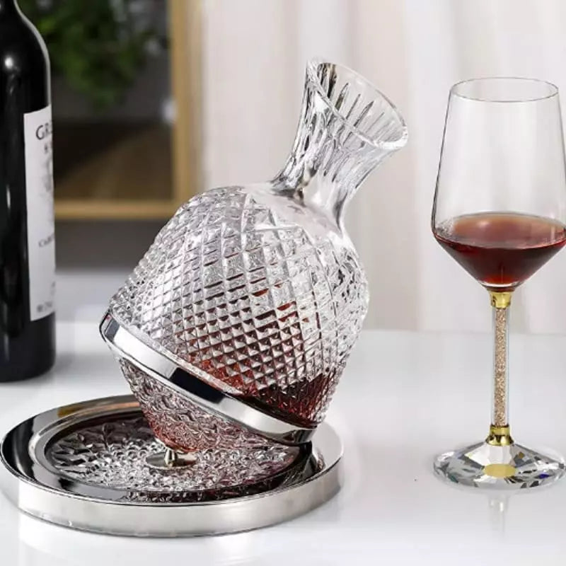 Decanter de Vinho Recipiente de Vidro Cristal