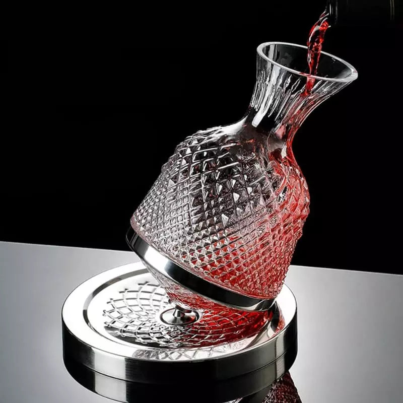 Decanter de Vinho Recipiente de Vidro Cristal
