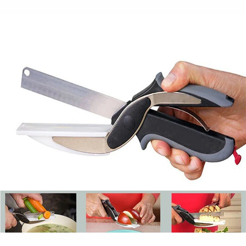 Tesoura Multiuso de Cozinha com Tábua Integrada