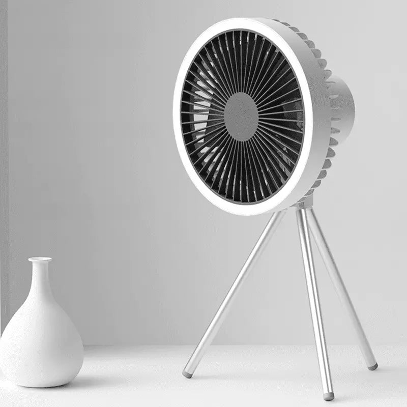 Ventilador de Coluna Portátil Recarregável de Mesa