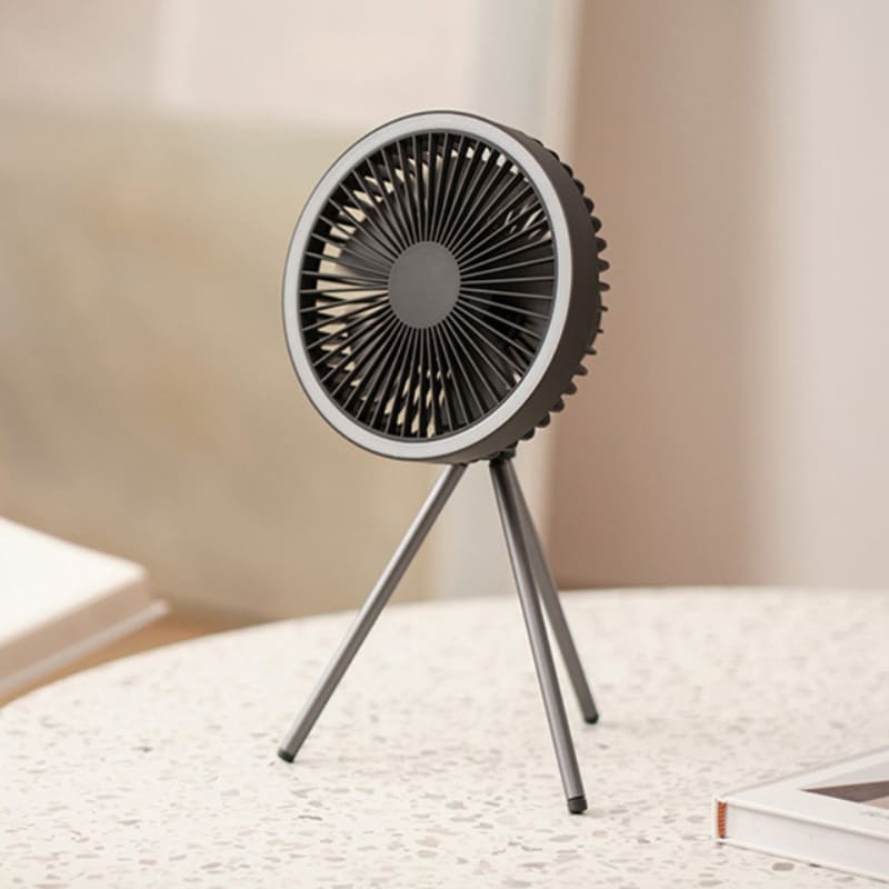 Ventilador de Coluna Portátil Recarregável de Mesa