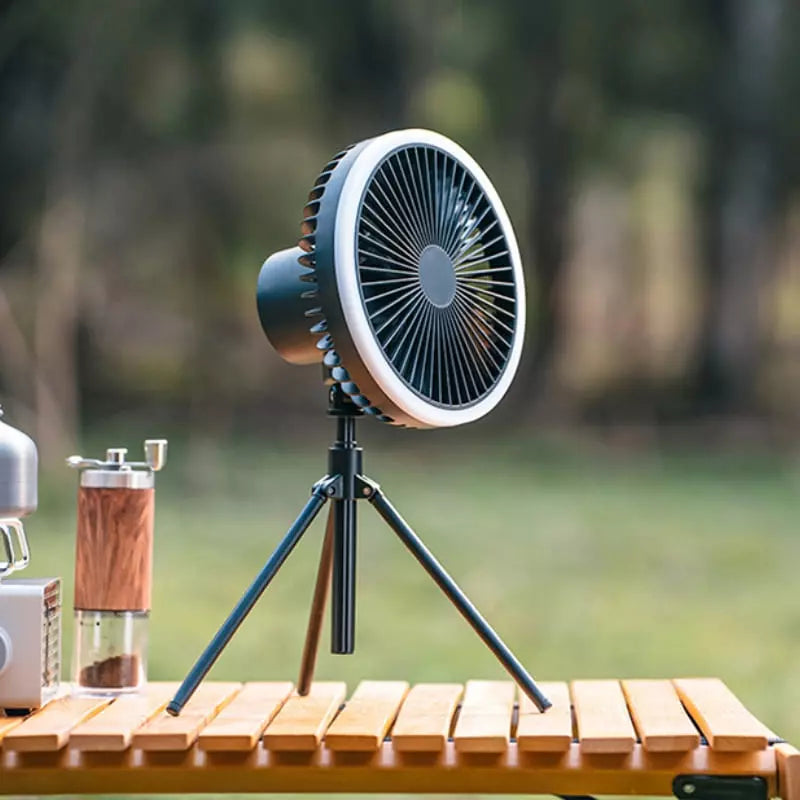 Ventilador de Coluna Portátil Recarregável de Mesa