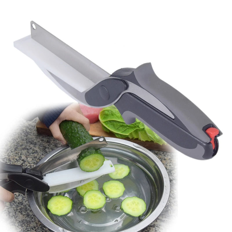 Tesoura Multiuso de Cozinha com Tábua Integrada