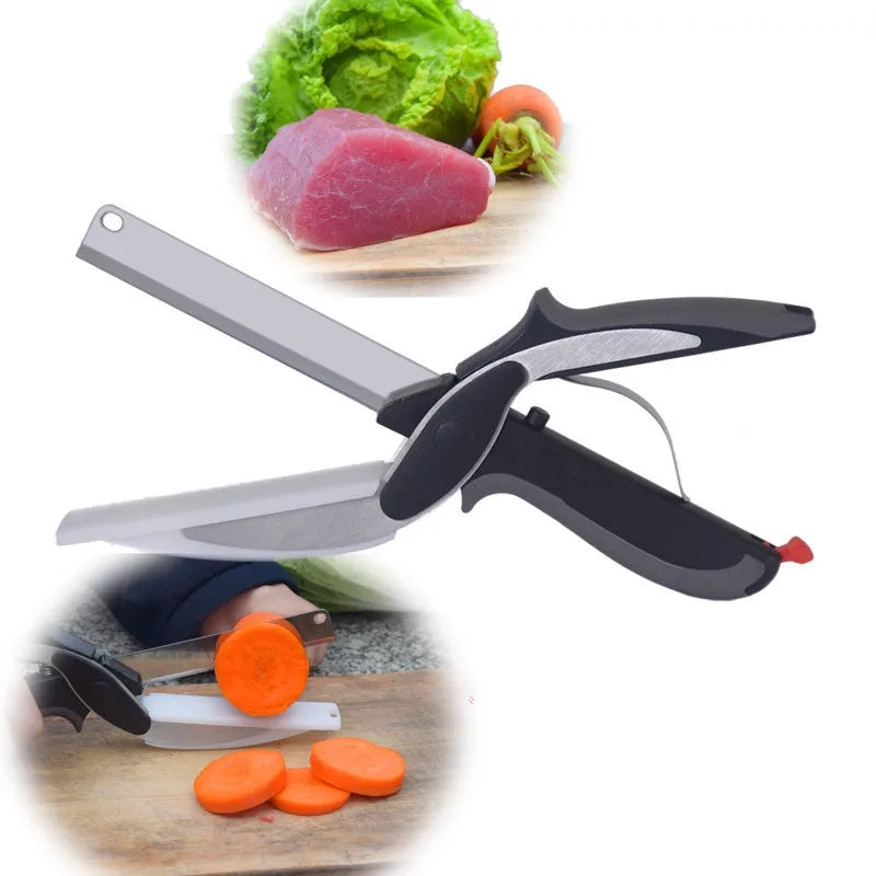 Tesoura Multiuso de Cozinha com Tábua Integrada