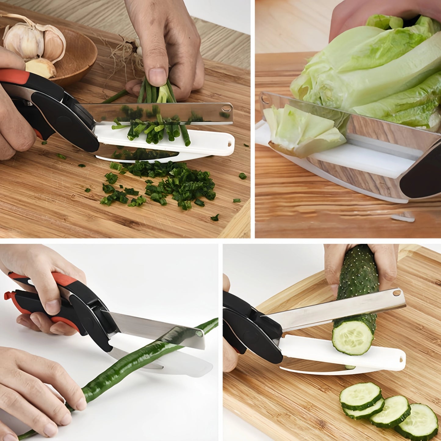 Tesoura Multiuso de Cozinha com Tábua Integrada