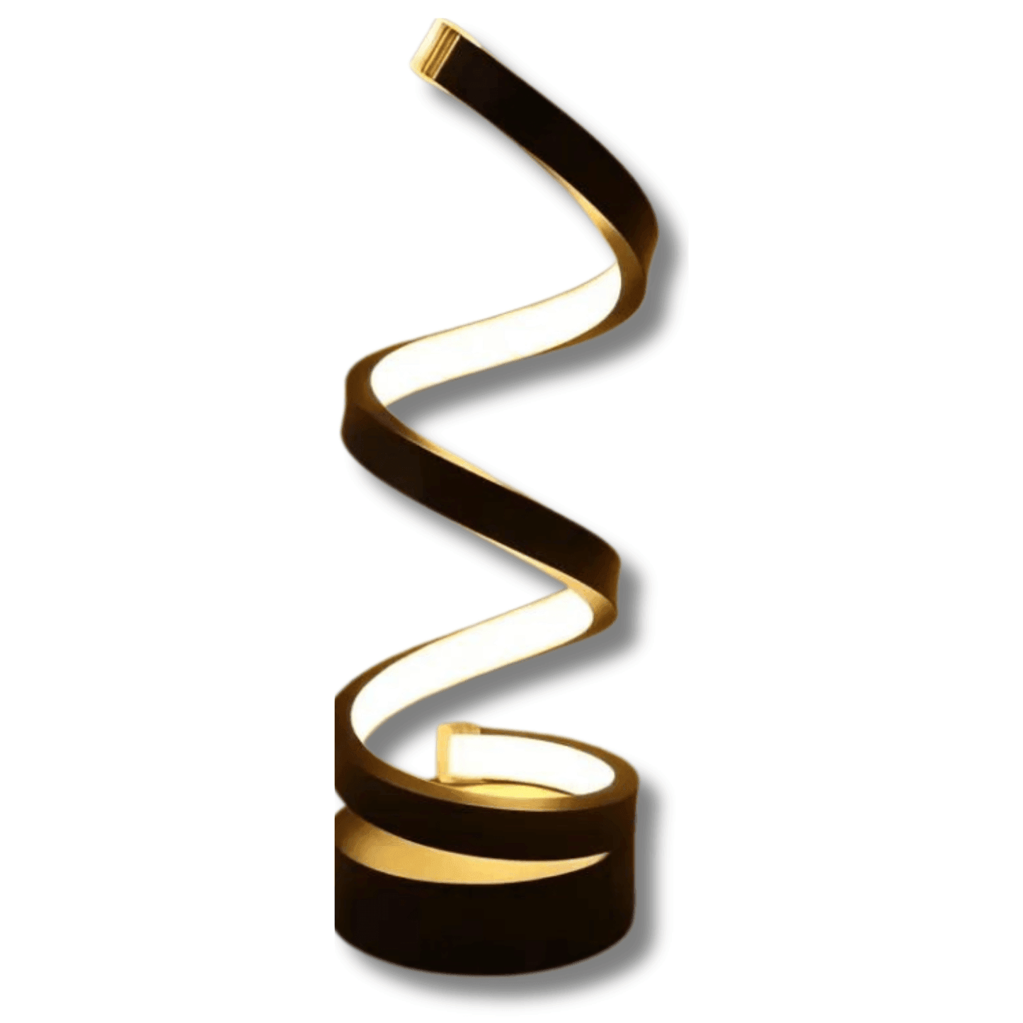 Luminária Abajur de Mesa Ondular LED