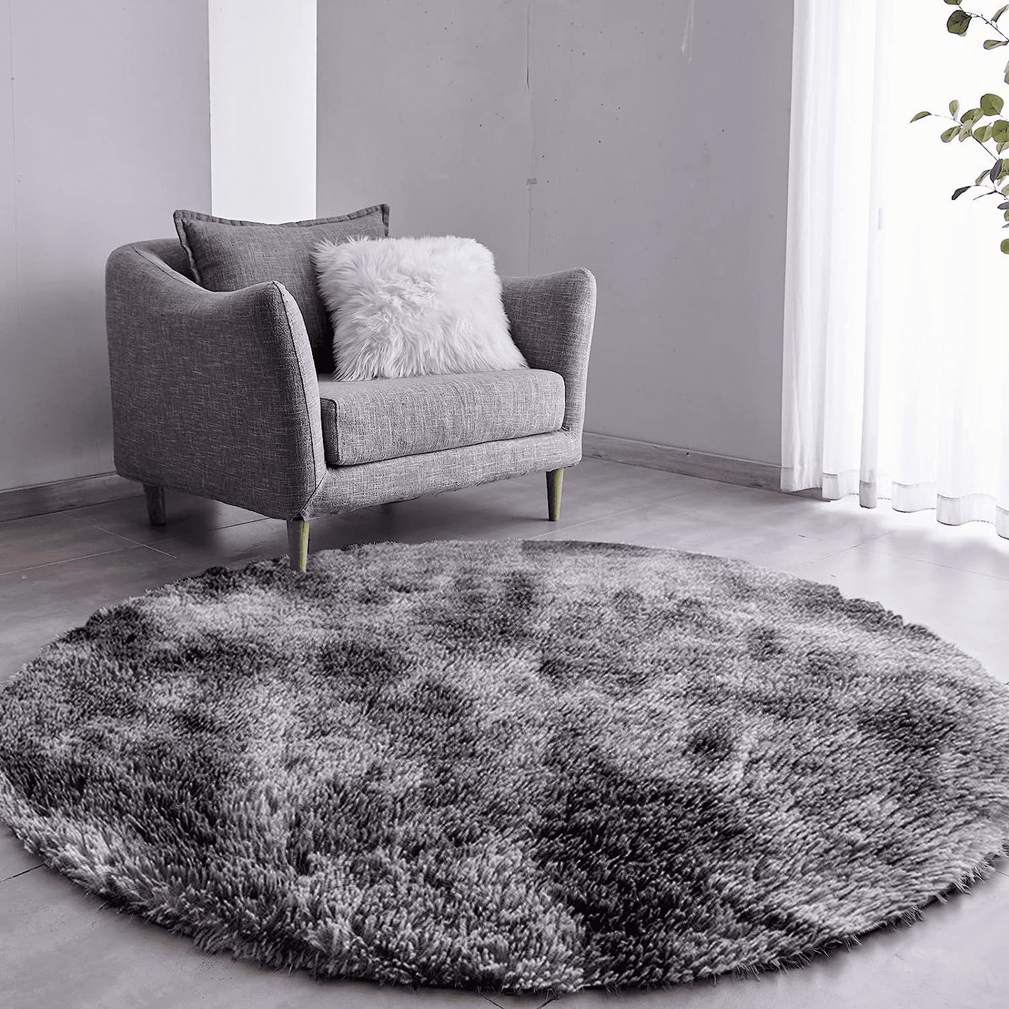 Tapete Saturs Shaggy Pelo Alto 100 cm