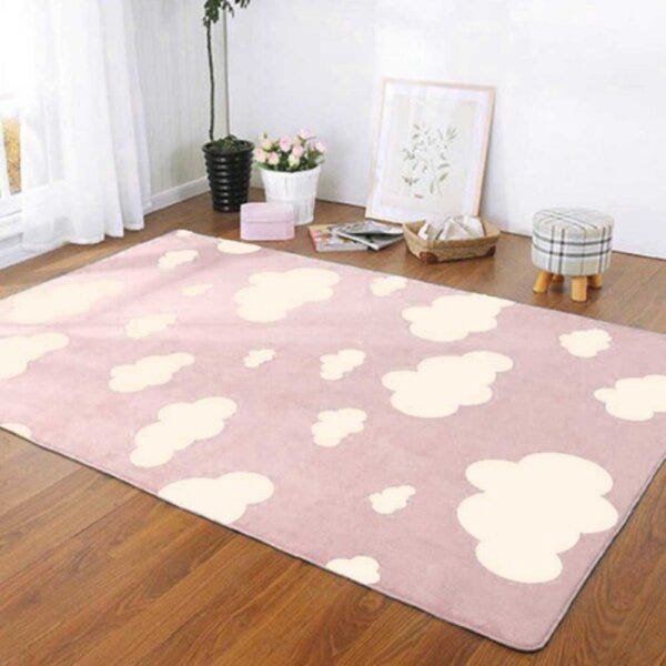 Tapete Infantil Nuvens Antialérgico 1,0 x 1,4 M