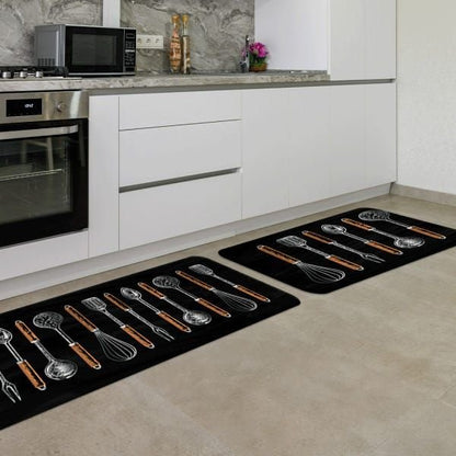 Kit Tapete de Cozinha 2 Peças