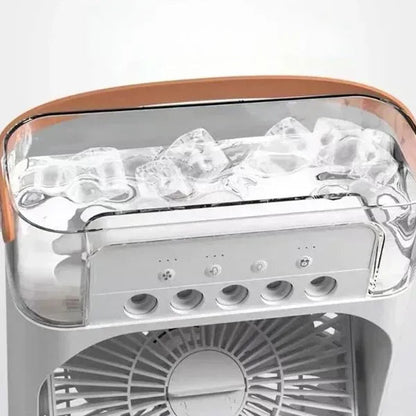 Mini Ventilador e Umidificador de Ar Portátil