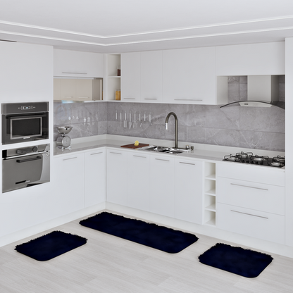 Jogo Kit Tapete Cozinha 3 Uni