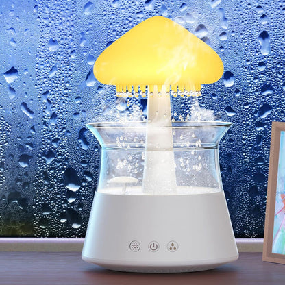 Umidificador Nuvem com Som de Chuva e Aromaterapia