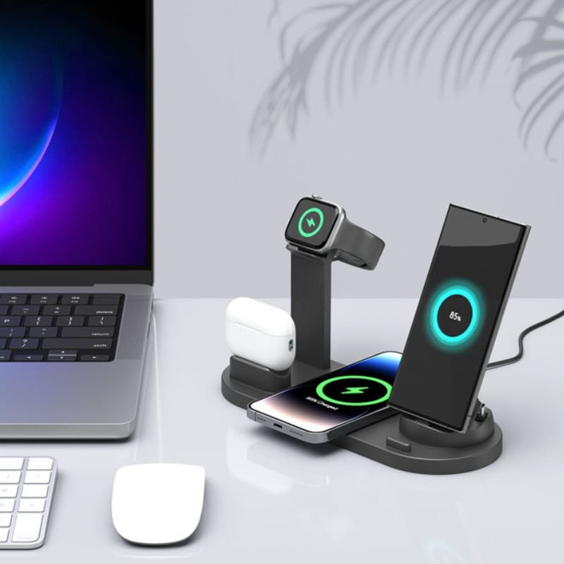 Carregador por Indução Sem Fio Multifuncional