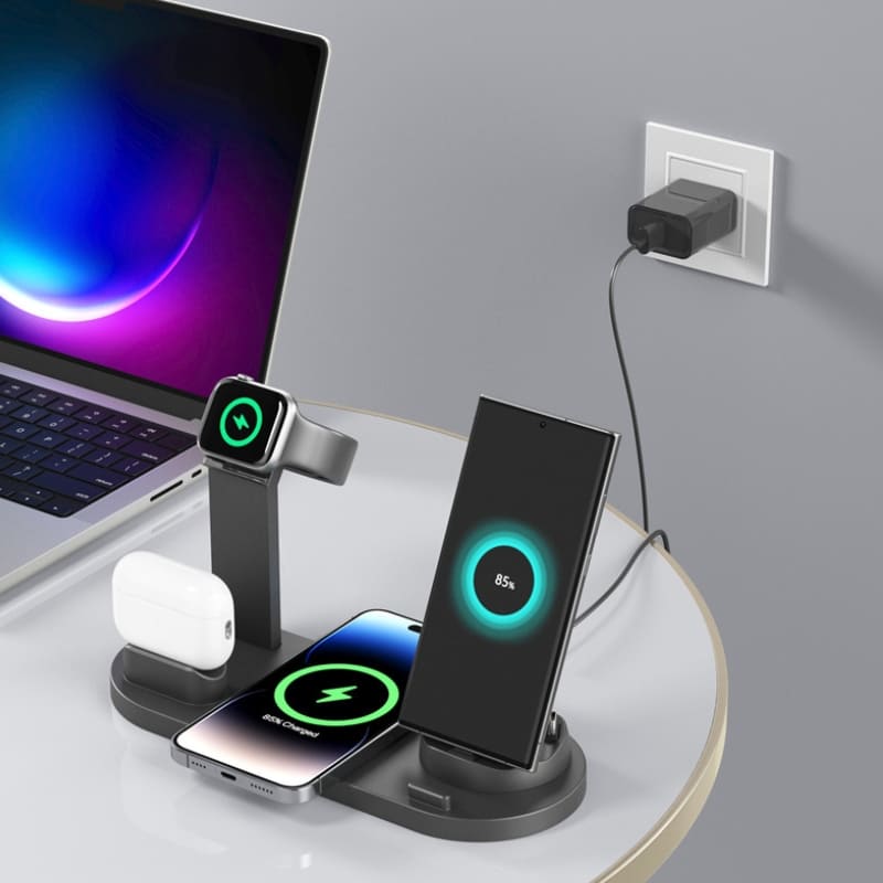 Carregador por Indução Sem Fio Multifuncional