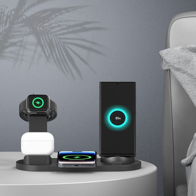 Carregador por Indução Sem Fio Multifuncional