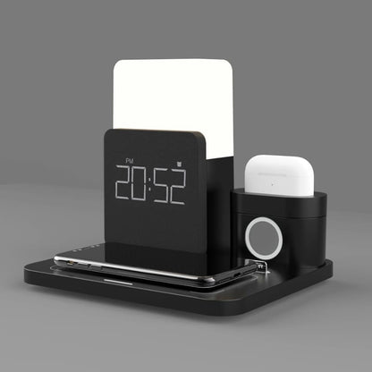 Carregador por Indução Luminária de Mesa e Despertador
