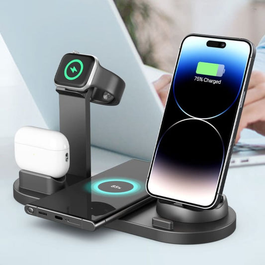 Carregador por Indução Sem Fio Multifuncional