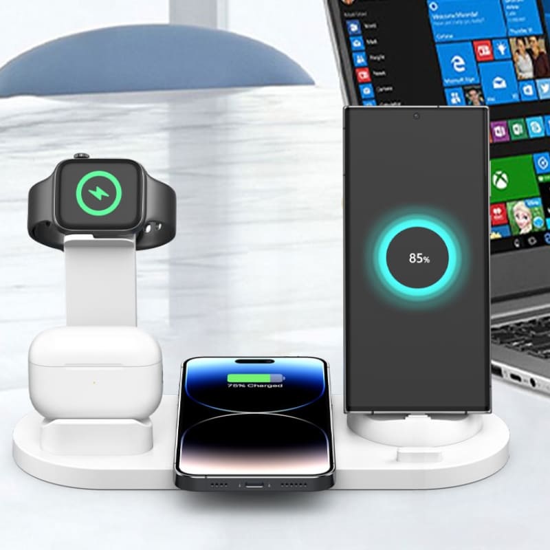 Carregador por Indução Sem Fio Multifuncional