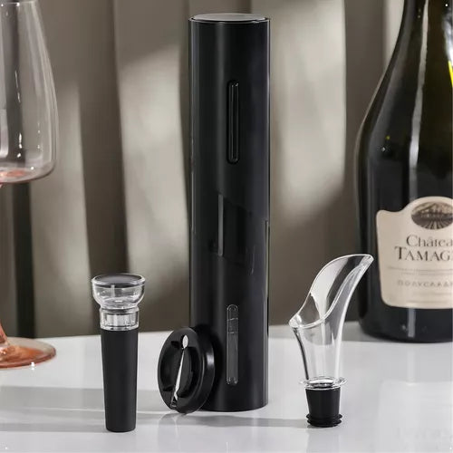 Kit Abridor de Vinho Elétrico Premium