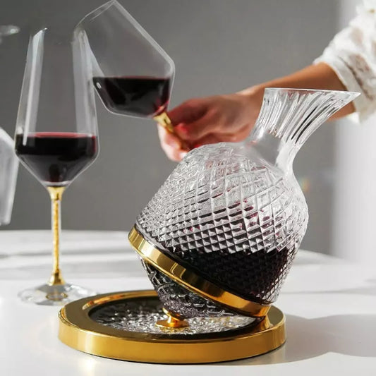 Decanter de Vinho Recipiente de Vidro Cristal