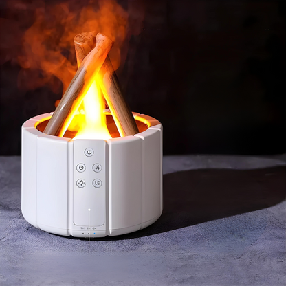 Umidificador Difusor de Óleo Essencial Fogueira