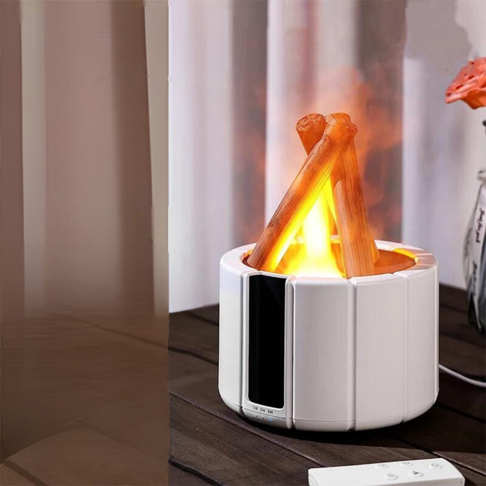 Umidificador Difusor de Óleo Essencial Fogueira