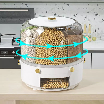 Dispensador Porta Alimentos e Cereais Giratório