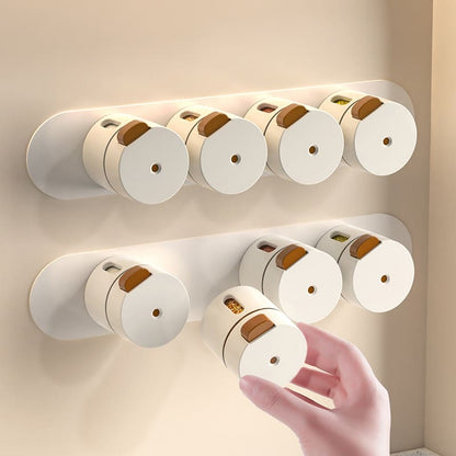 Kit 6 Porta Temperos e Condimentos de Parede Magnético