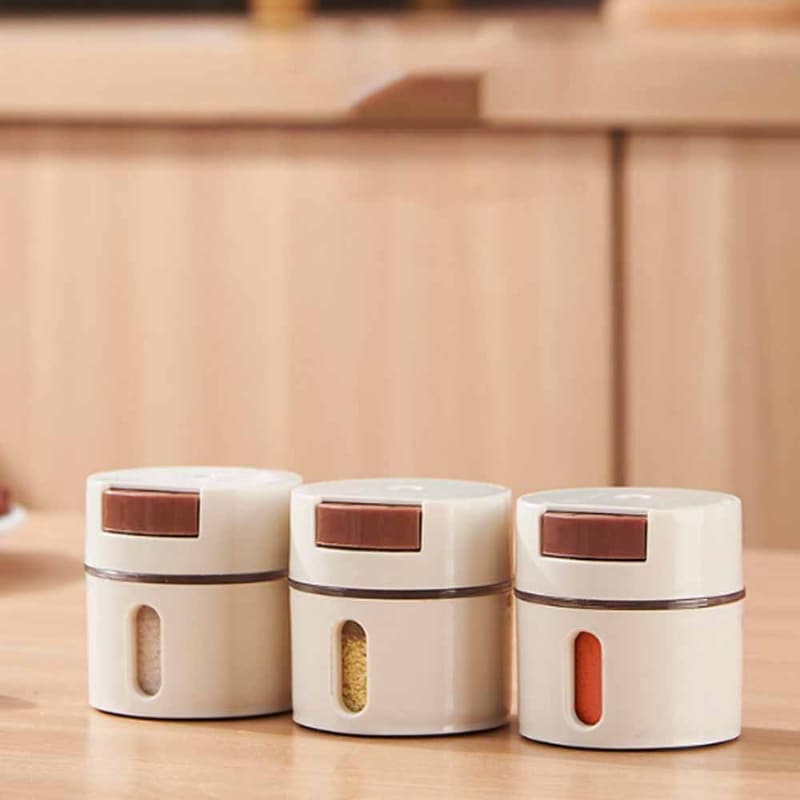 Kit 6 Porta Temperos e Condimentos de Parede Magnético