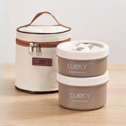 Kit Marmita Térmica Inox Lancheira Térmica