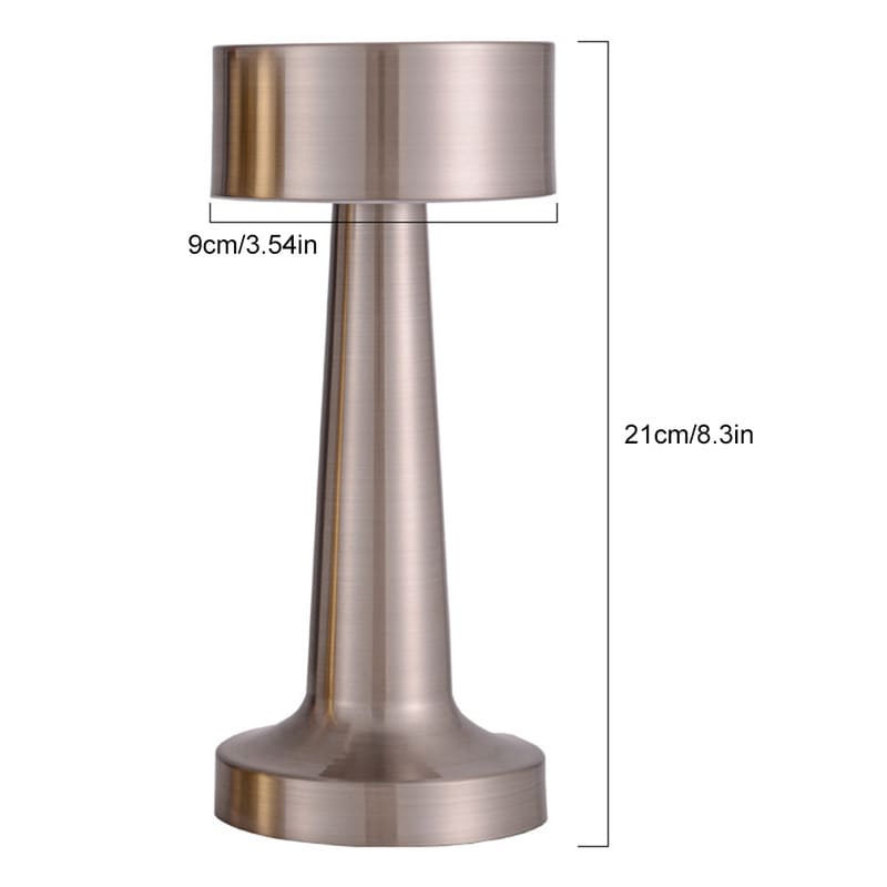Luminária de Mesa LED Retrô Recarregável