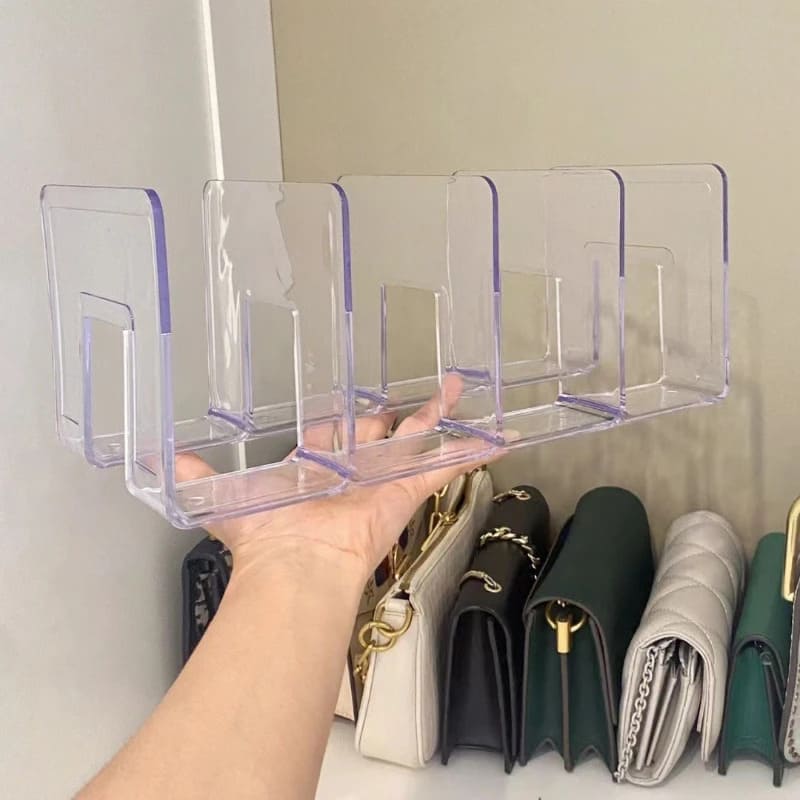 Organizador de Bolsa Acrílico com Divisória
