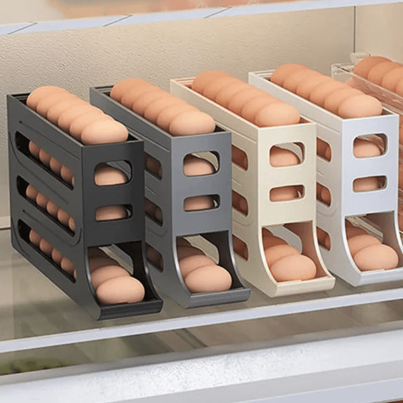 Organizador de Geladeira Porta Ovos Dispenser