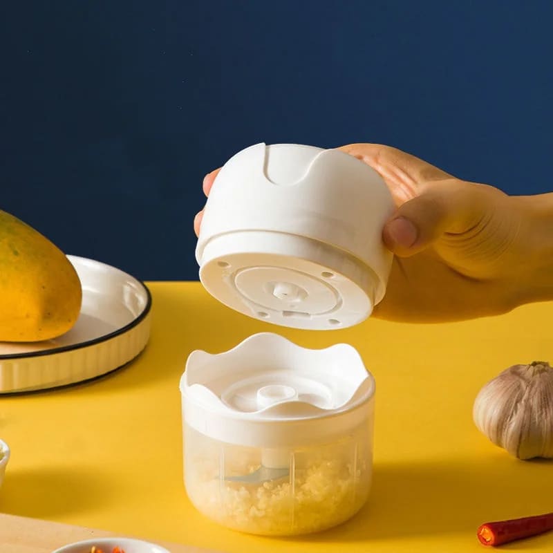 Processador de Alimentos Mini Elétrico USB Portátil