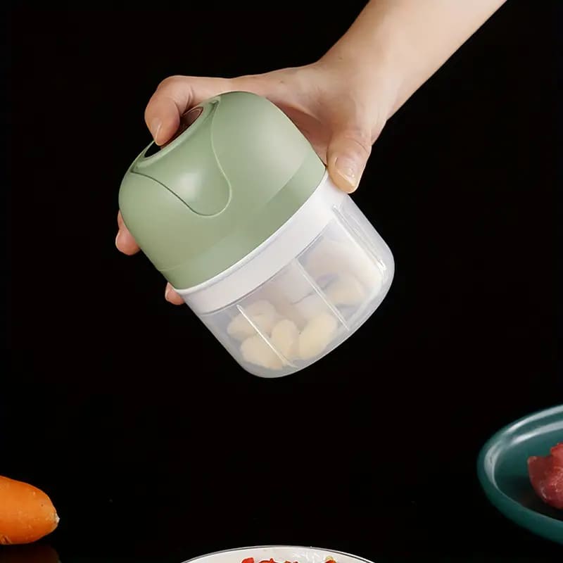 Processador de Alimentos Mini Elétrico USB Portátil