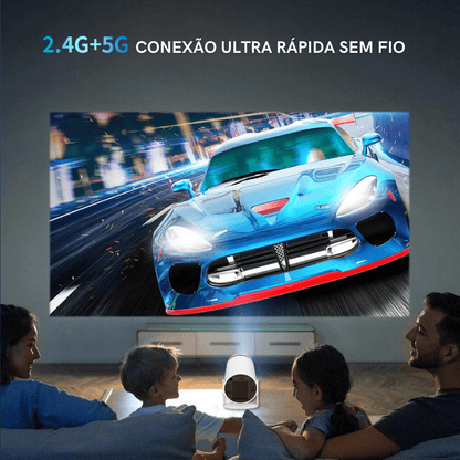 Projetor Portátil 4K 1080p Cinema em Casa Ultra HD