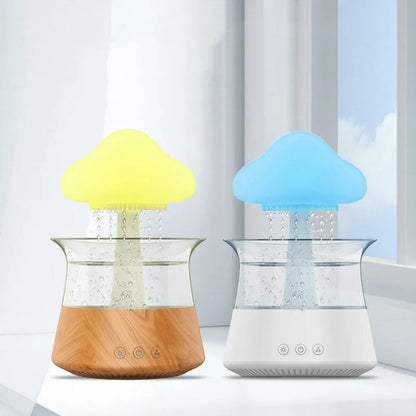 Umidificador Nuvem com Som de Chuva e Aromaterapia