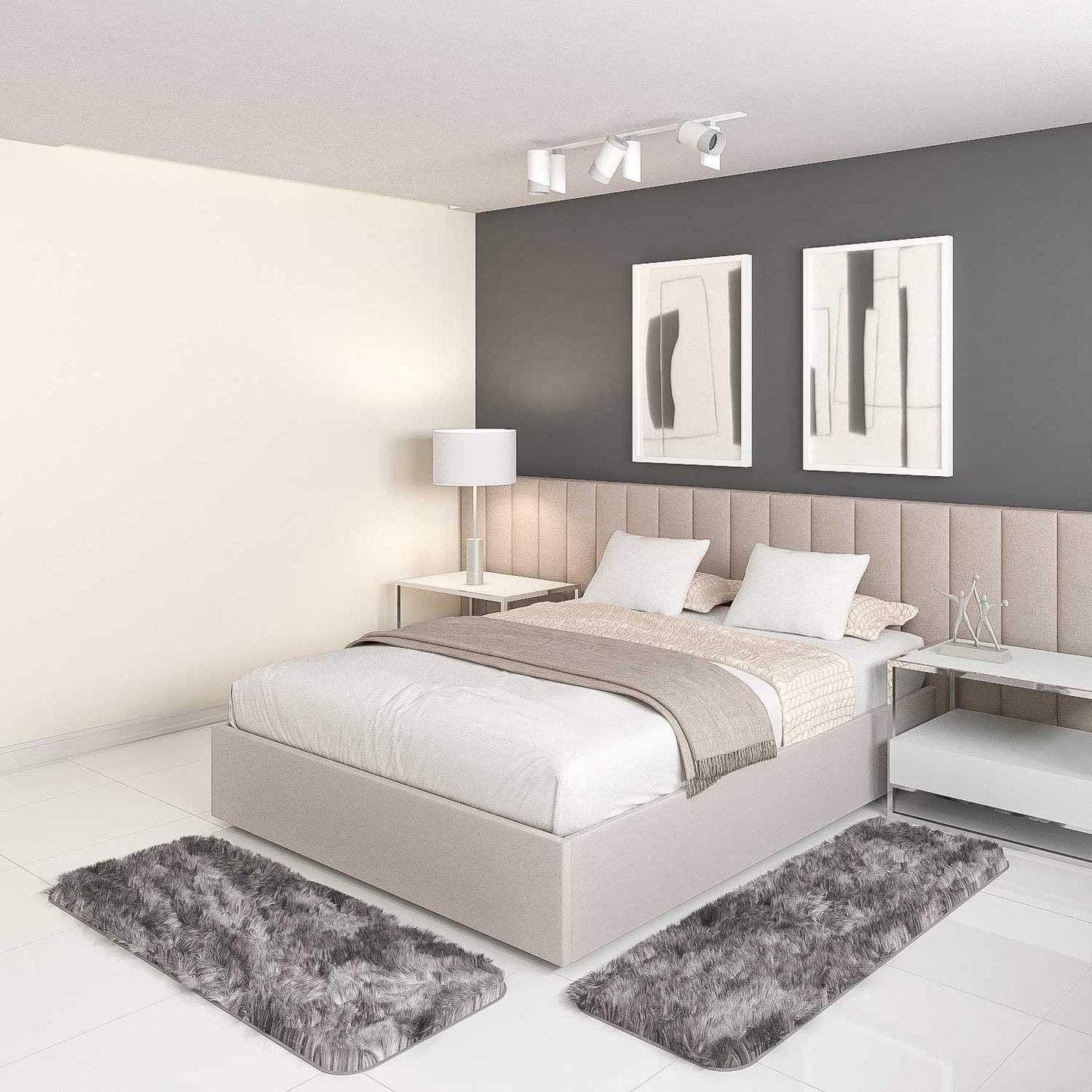 Jogo Tapete Passadeira 2 Uni 50 X 140 Cm