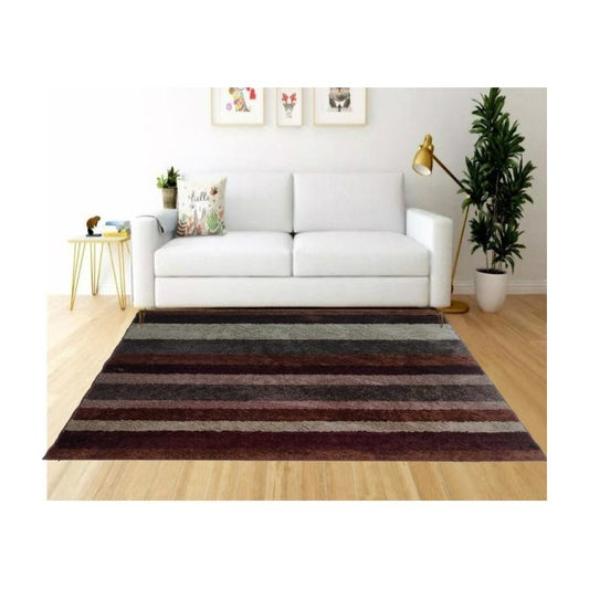 Tapete 2,00x2,50M Macio Antider Listrado Cappuccino