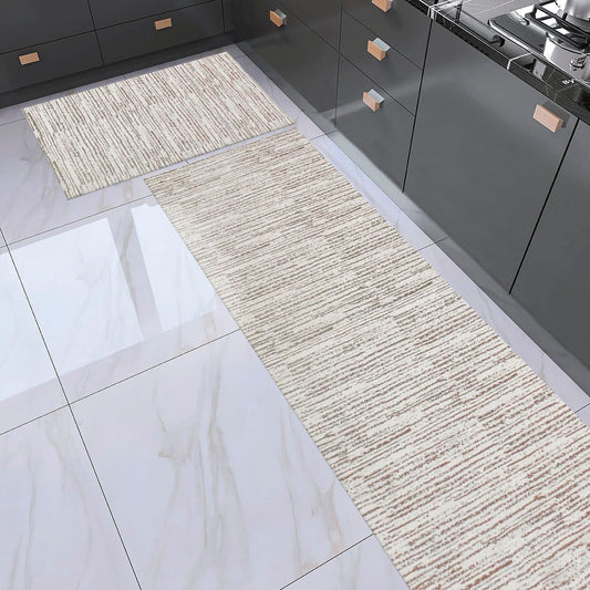 Kit Tapete Passadeira Para Cozinha 1,30m X 45cm