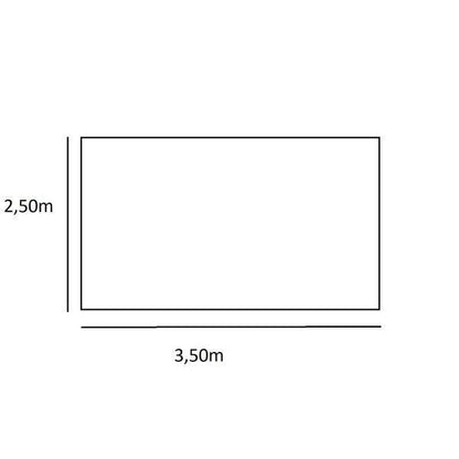 Tapete Sisal Natural 2,50Mx3,50M