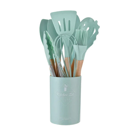 Conjunto de Utensílios de Cozinha 12 Peças de Silicone